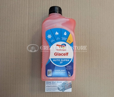 Антифриз TOTAL GLACELF AUTO SUPRA концентрат G12 оранжевый (1л.)
