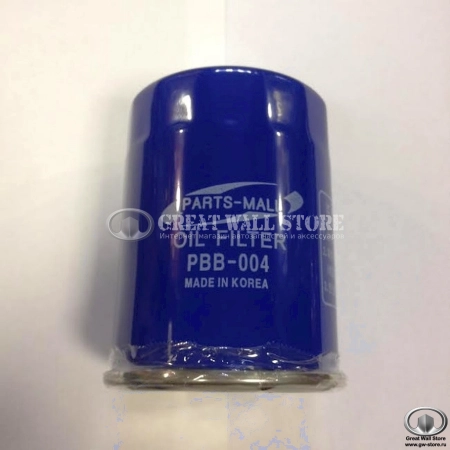 Фильтр масляный PARTS MALL для HAVAL 1.5T H2, H6, Jolion 2WD, M6, H3 2WD, Hover M2, Coolbear, Florid (АНАЛОГ 1017100-EG01), JAC