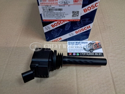 Катушка зажигания Haval Dargo, Dargo X, F7 II-поколение, H7, Tank 500 Urban гибрид (ОРИГИНАЛ BOSCH F 01R 00A 151)